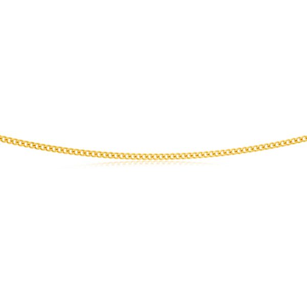 9ct Yellow Solid Gold Curb  Colt  Chain Fashion