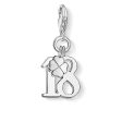 Sterling Silver Thomas Sabo Charm Club Lucky 18 Sale