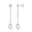 Sterling Silver Thomas Sabo Magic Star Fresh Water Pearl Drop Earrings Sale