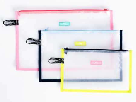 All Clear Set of 3 Pouches -  Multi  SP25 Cheap